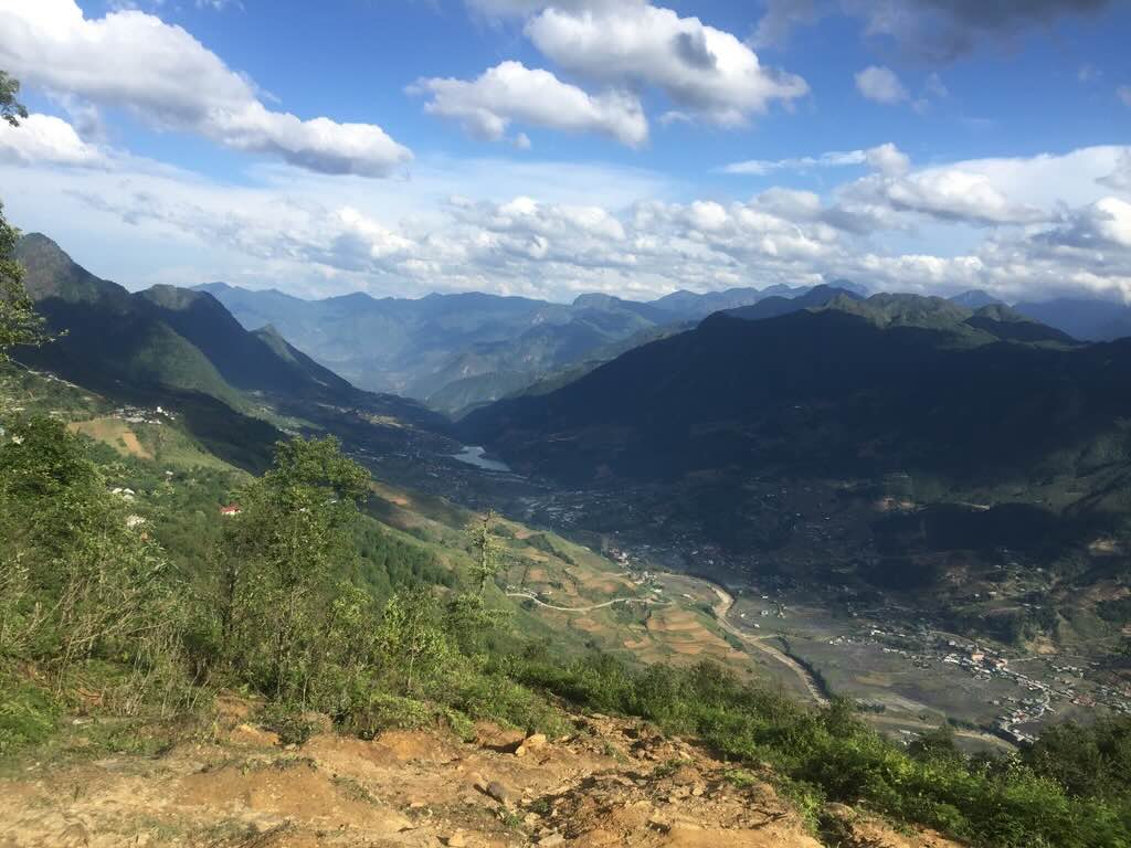 Uitzicht over Sapa