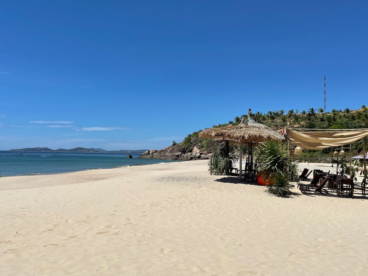 Een strand in de buurt van Bai Xep nabij Quy Nhon.