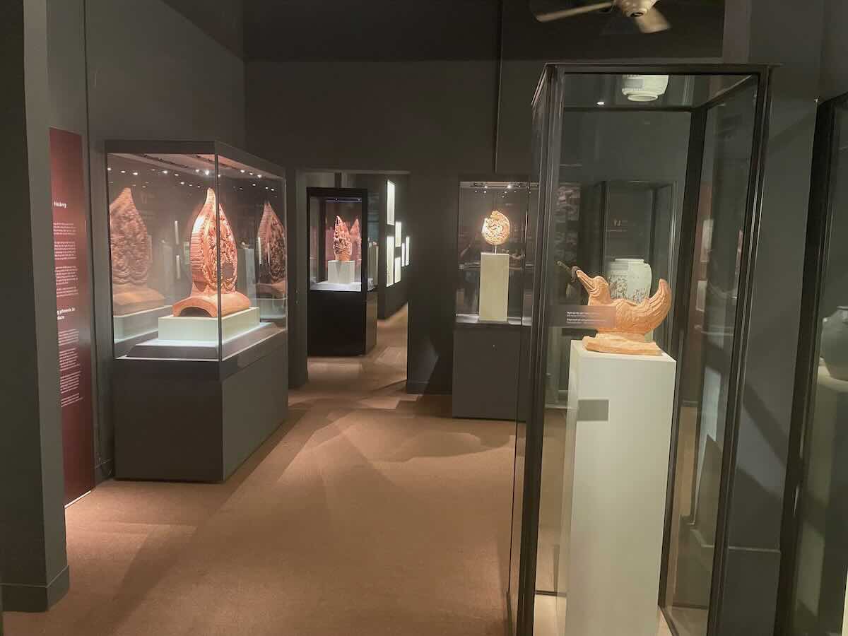 Expositie met opgravingen Thang Long Hanoi